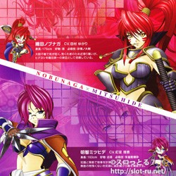 CR戦国乙女オリジナルサウンドトラック：キャラクターカード裏